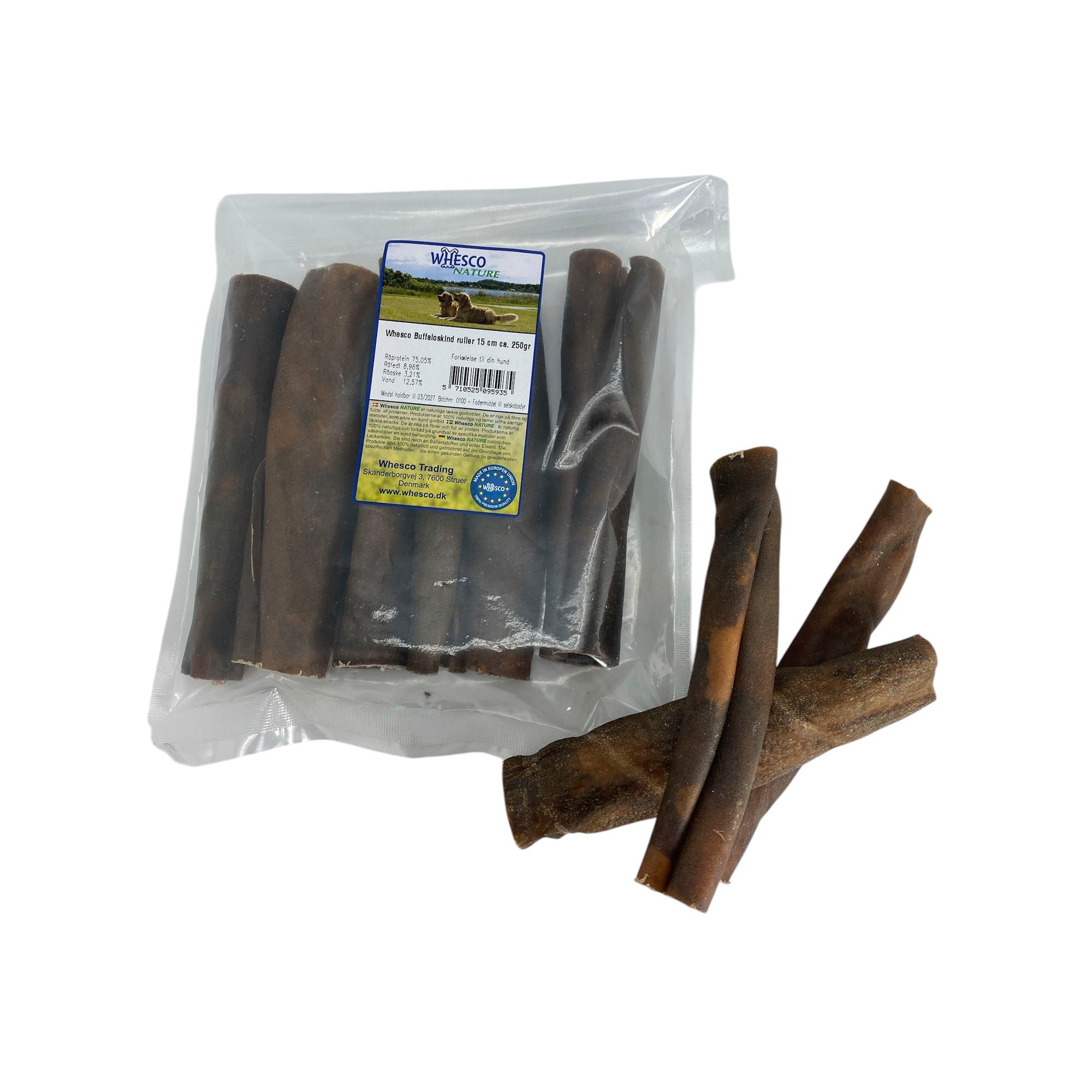 Buffaloskindsruller 15cm ca 250g