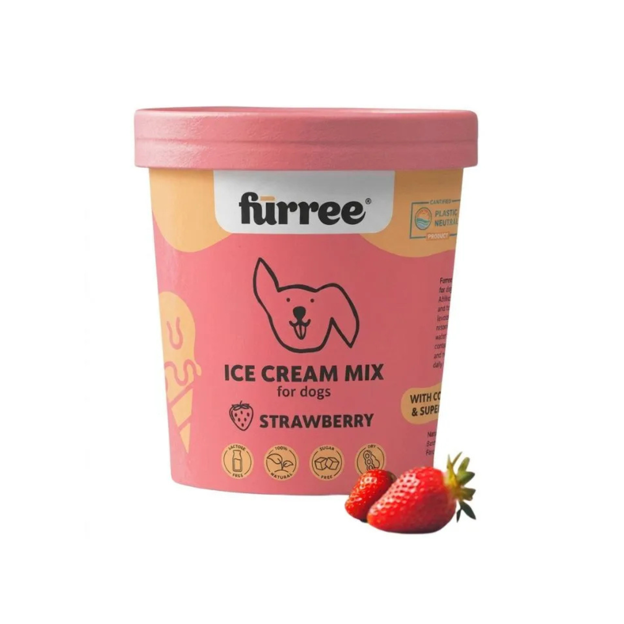 Fürree Ice Cream Mix - Jordbær