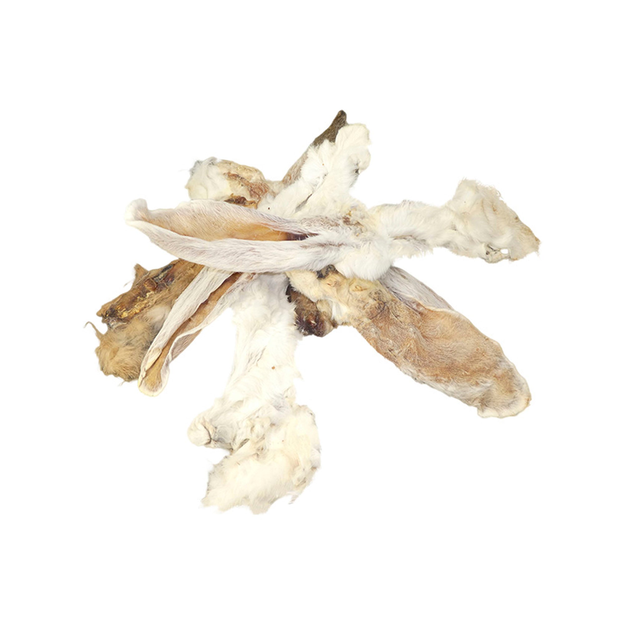 Kaninører m/pels 200g.