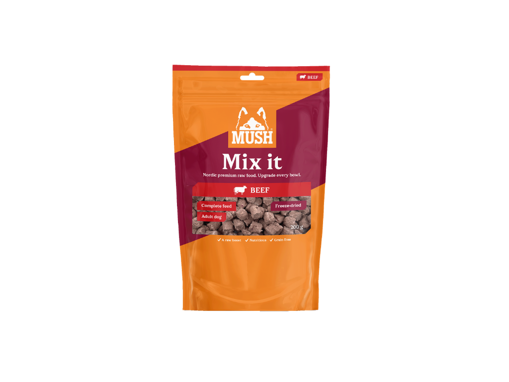 MUSH Mix it – Freeze-Dried Okse 200g