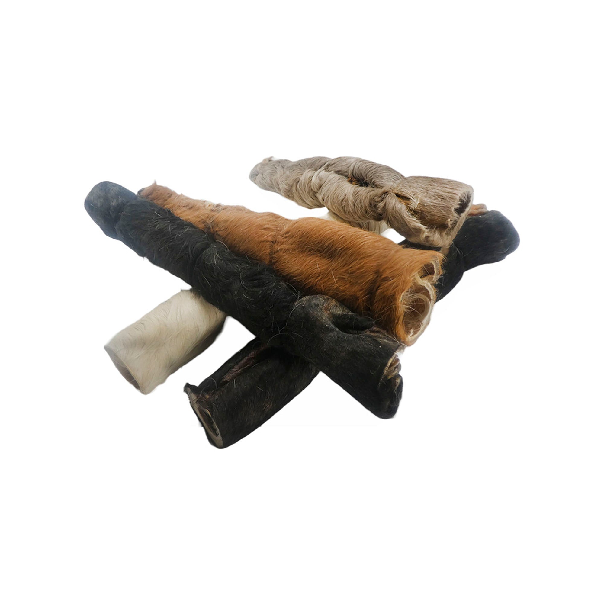 Okse tyggerulle m/pels 25cm
