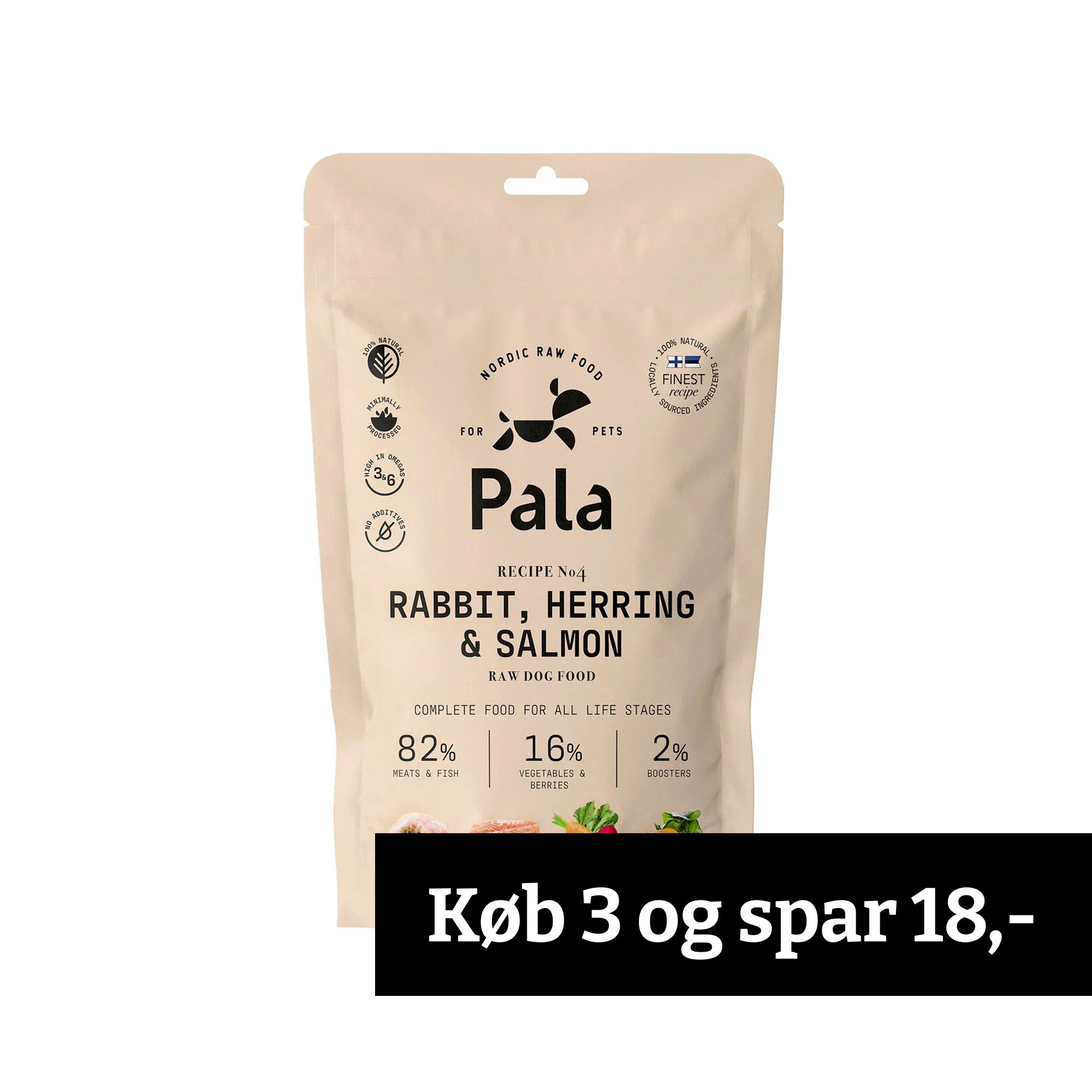 Pala opskrift #4 - Kanin, sild og Laks