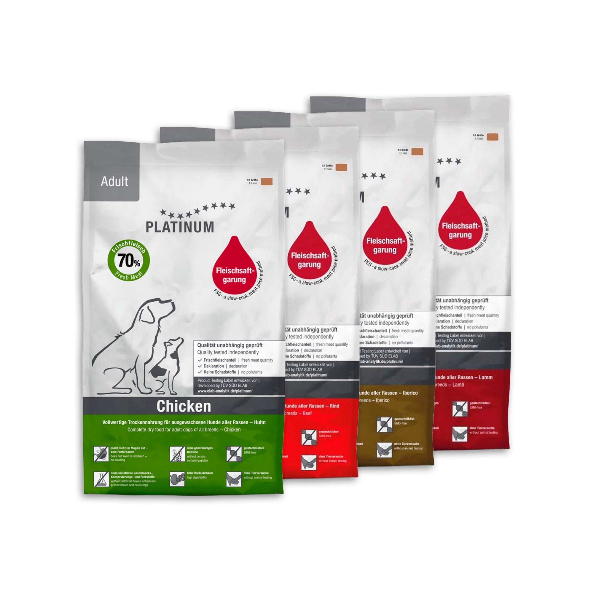 PLATINUM Voksen Hundefoder 1,5 kg