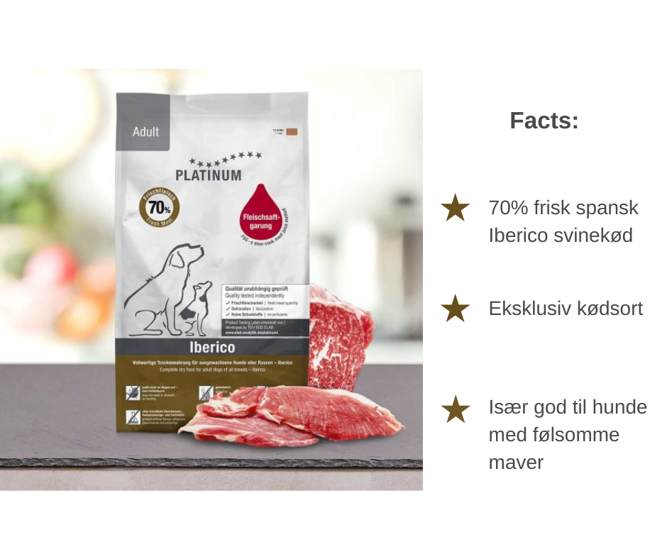 PLATINUM Voksen Hundefoder 1,5 kg