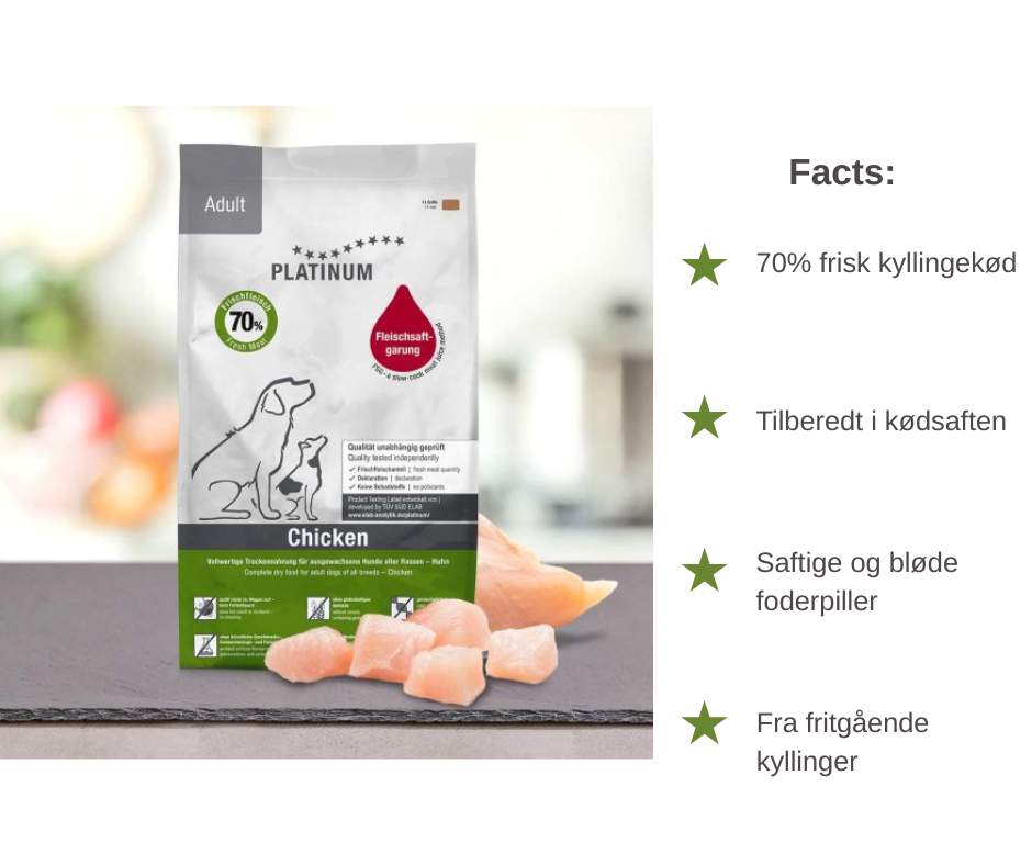 PLATINUM Voksen Hundefoder 1,5 kg