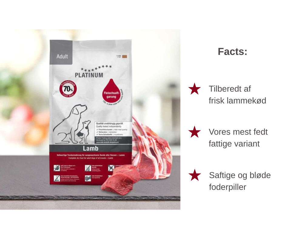 PLATINUM Voksen Hundefoder 1,5 kg