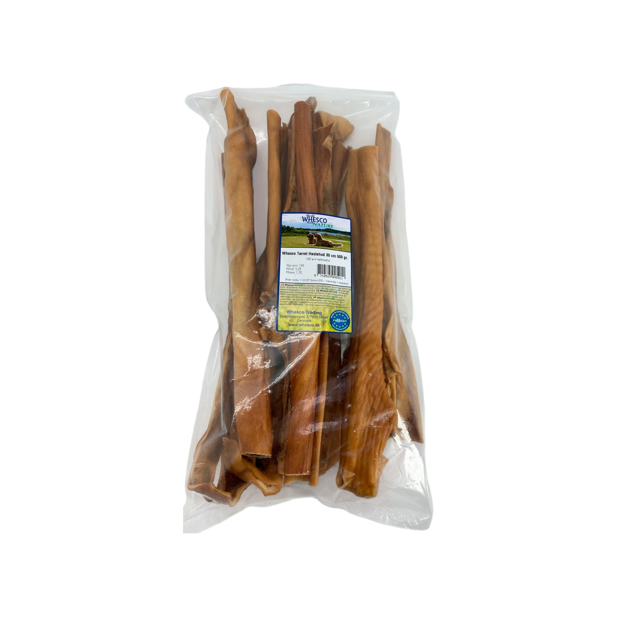 Tørret hestehud 30cm 500g