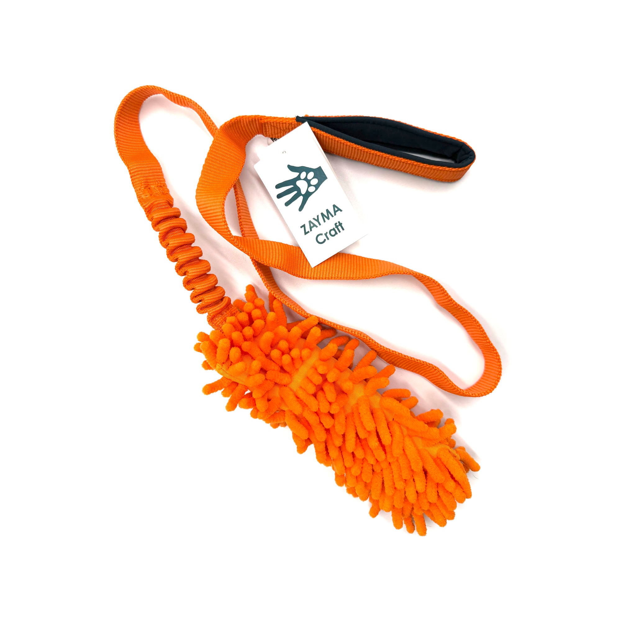 Zayma Craft moppe trækkelegetøj m. lang snor - medium - orange